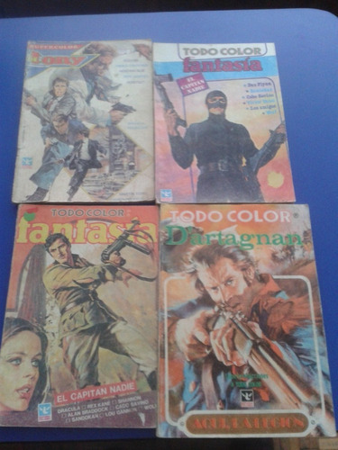 Coleccion De 4 Comics Argentinos Tony Dartagñan Fantasia