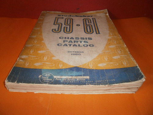 Manual De Servicio Studebaker Años 59 Al 61 En Ingles Unico