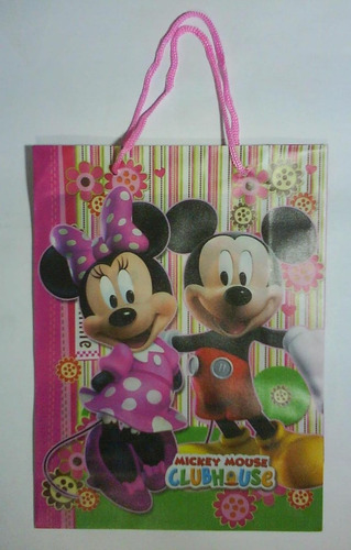 Bolsa Plástica Mickey- Minnie, Thomas, Toy S, Cars, Cotillón