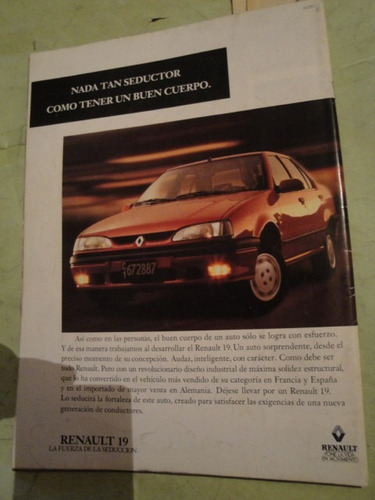 Publicidad Renault 19 Año 1993