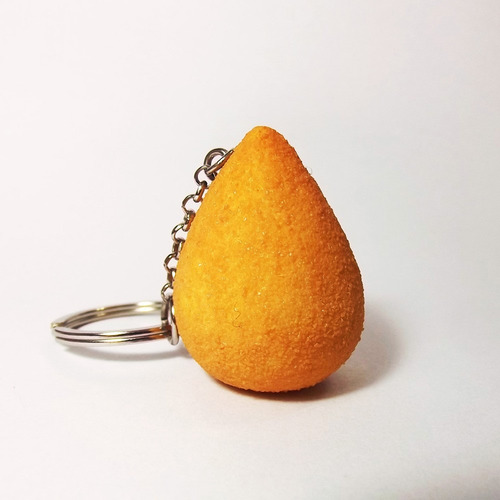 Imagem 2 de 6 de Chaveiro De Comida | Coxinha - Pronta Entrega