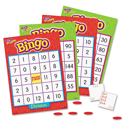 Juego De Bingo De Tendencia La Multiplicación Y La