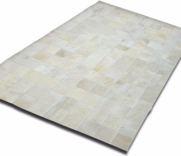 Imagen 2 de 7 de Alfombra Patchwork De Cuero De Vaca Con Pelo. 1,2m X 1,8m