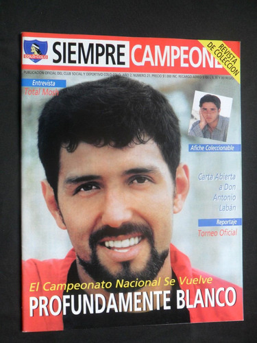 Revista Siempre Campeones N° 21 Año Ii Poster Hector Tapia