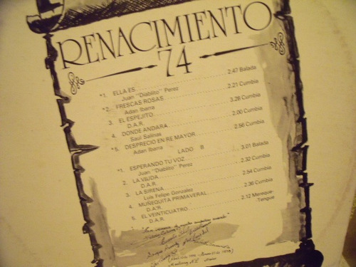 Lp Renacimiento 74.. Frescas Rosas (Usado)