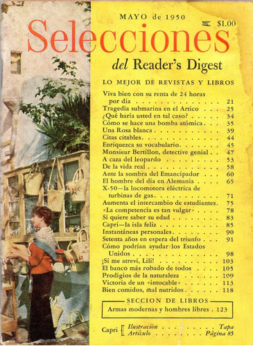 Selecciones Del Reader's Digest Mayo De 1950