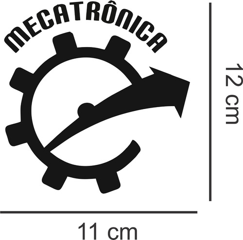 Adesivo Decorativo Curso Profissão Engenharia Mecatrônica