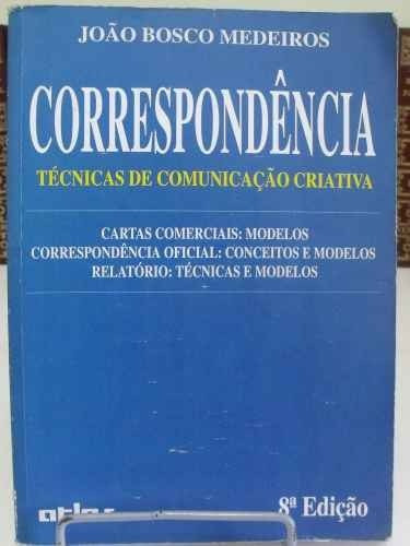 Livro Correspondência  Técnicas De Comunicação Criativa