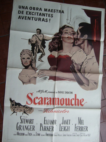 Poster De Cine / Scaramouche Stewart Granger Eleanor Parker