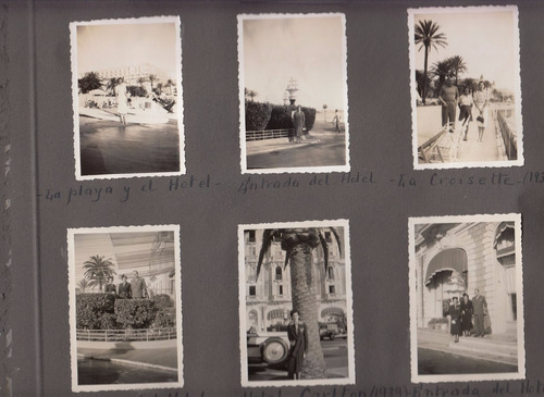 1939 Lote De 11 Fotografias De Cannes Francia Hoteles Y Mas