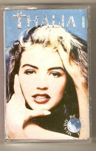 Thalia Mundo De Cristal .cassette C/insert Completo 1991 Vmj