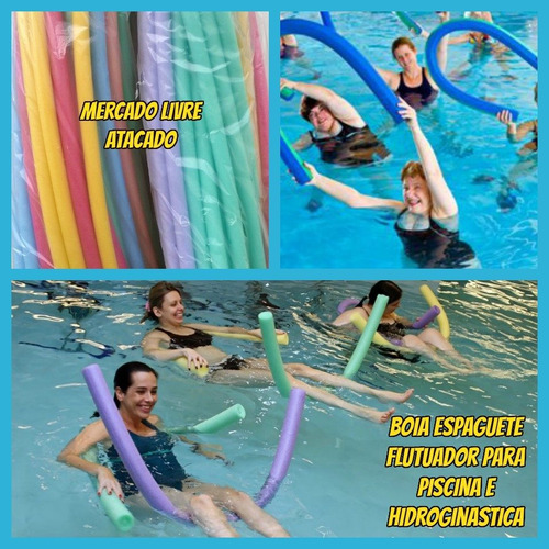 Espaguete Flutuador Piscina Kit C/10 Loja De Fabrica Oferta