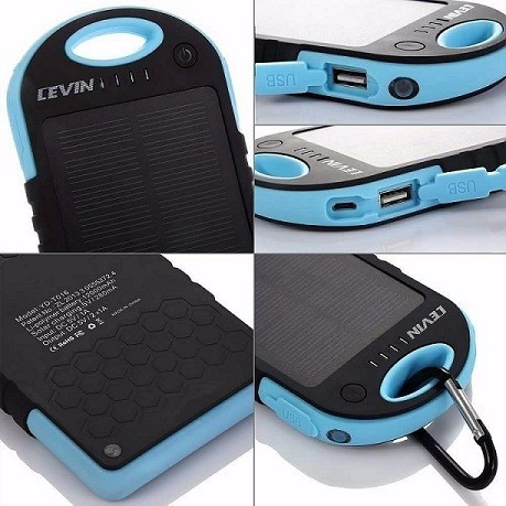 Cargador Solar Outdoors Impermeable 12.000 Mah