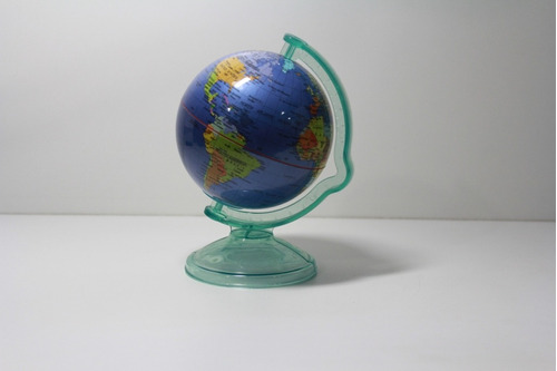 Miniatura Globo Terrestre Cofre Porta Moedas