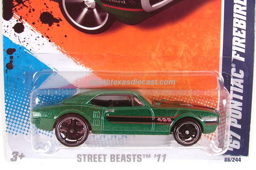 Hot Wheels # 06/10 - '67 Pontiac Firebird 400 - 1/64 - V0025