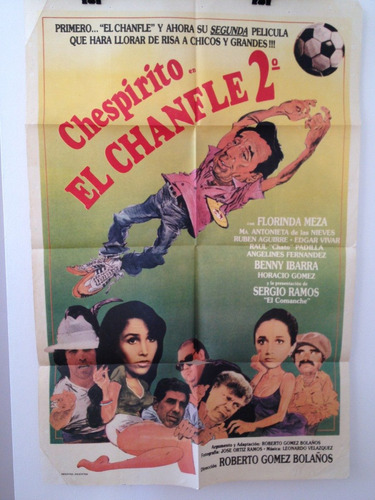 Afiche De Cine Original - Chespirito El Chanfle 2