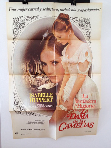 Afiche De Cine Original - La Dama De Las Camelias