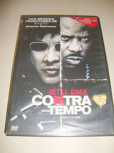 Dvd Contra O Tempo (original). Com Jet Li E Dmx