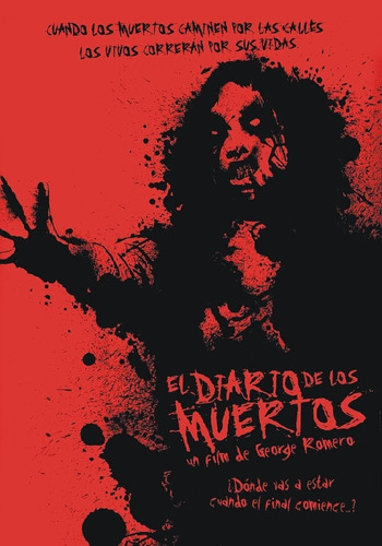 Póster De Cine De El Diario De Los Muertos . Romero. Nuevo.