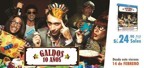 Blu Ray Galdos 10 Años