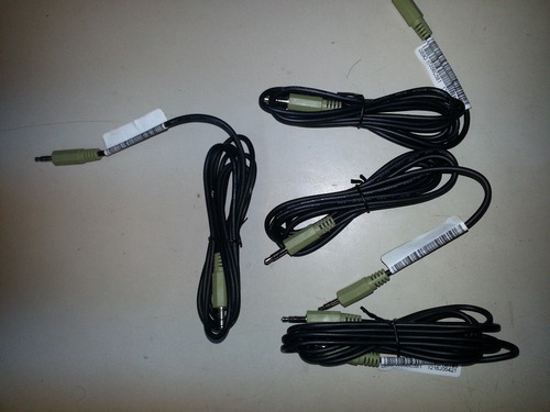 Cables Miniplug Bocinas Audio 3.5 Mm 5 Piezas