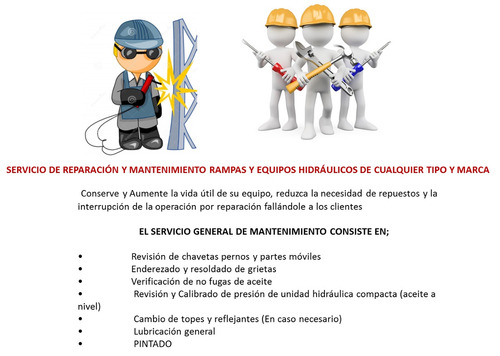 Imagen 6 de 9 de Mtto Rampas Hidraulicas, Gruas, Niveladores De Anden