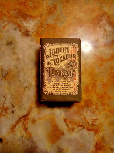 Jabon Antiguo Tinkal Sin Uso