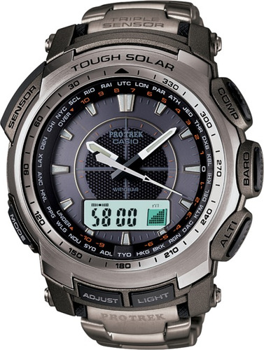 Casio Protrek Triple Sensor Prg-510 Utimo Modelo Titanio