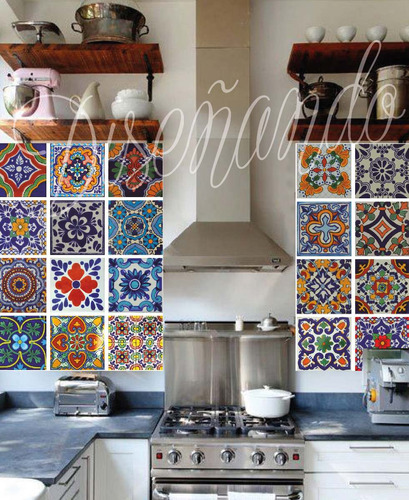 Azulejos Autoadhesivos Vinilos Decorativos Cocinas,baños!