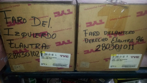 Imagen 4 de 4 de Faro Hyundai Elantra 93-94-95-96 Rh Lh