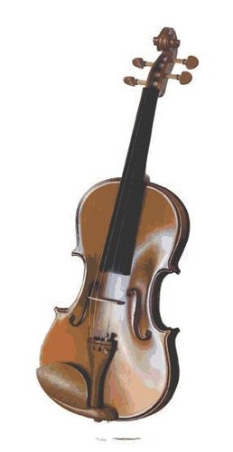 Violino Profissional Csr 488 4/4 Fosco Com Case Luxo 