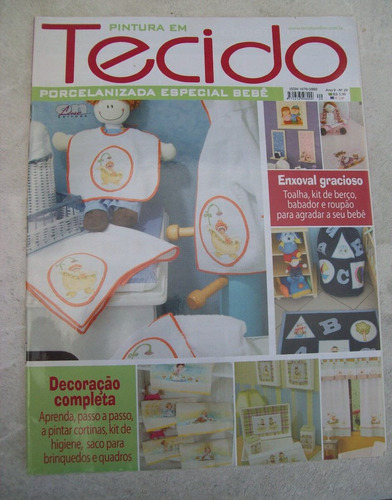 Revista: Pintura Em Tecido Nº 29 Porcelanizada Especial Bebê