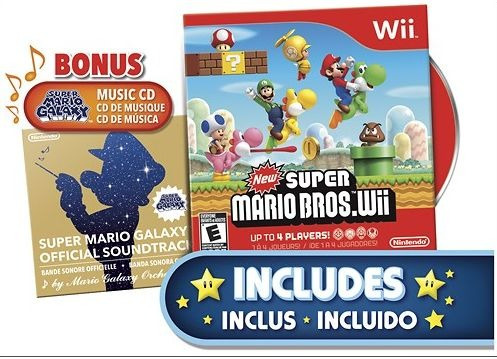Wii Juego New Super Mario Bros Clasico  *tiendastargus