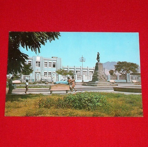 Antigua Postal Monumento Bolognesi Seguro Social Trujillo