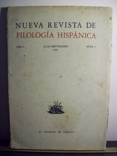 Adp Nueva Revista De Filologia Hispanica (año 1  N° 1) 1947