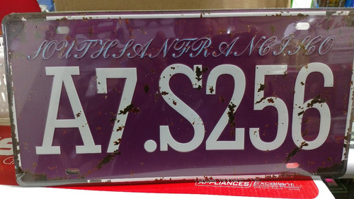 Pak 30 Patentes Placas Souvenir Metalica Decorativas Dif Mo
