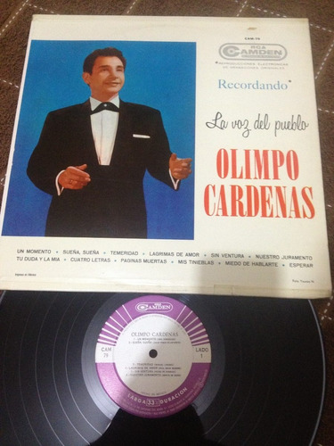 Olimpo Cardenas La Voz Del Pueblo Disco De Vinil Original 