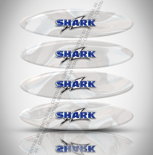 Refletivos Capacete Shark Ktm Exc-f 250 Kit 4 Adesivos Resin