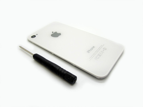 iPhone 4s Tapa Trasera Cristal Blanco + Desarmador  Incluido