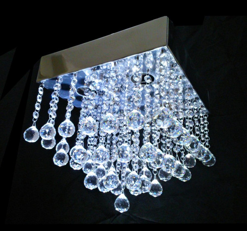 Lustre De  Cristal Importado 41 Bolas Base 30x30   Bivolt