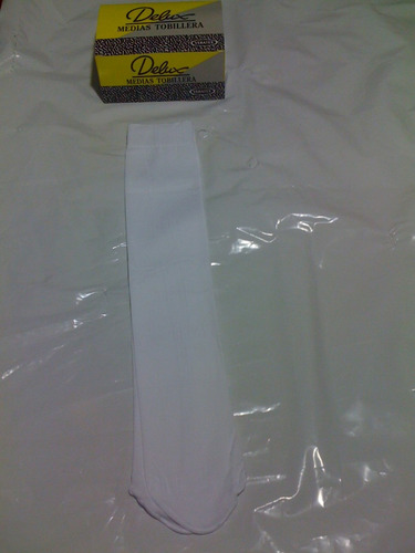 Medias Pantys A La Rodilla El Par Gruesa Blanco T/unica