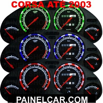Kit Ss P/ Painel Do Corsa Antigo Com Contagiros - Cod610v220