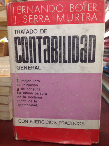 Tratado De Contabilidad General. Fernando Boter