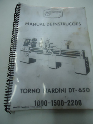 Manual Torno Nardini Dt 650