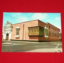 Comprar Antigua Postal Casa Mayorazgo Trujillo Perú Swiss Foto 1975