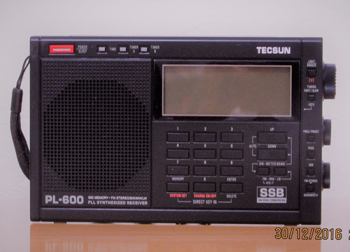 Rádio Tecsun Pl600 Sintonia Digital Full-band Pronta Entrega
