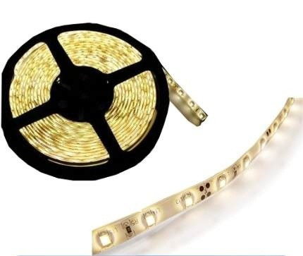 3 Fita Led 5050 Rolo 5 Metros - Branco Quente 3000k