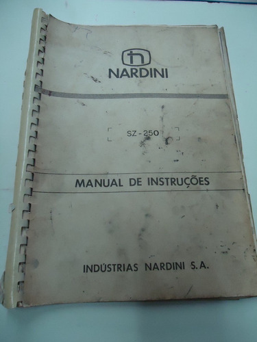 Manual Torno Nardini Sagaz Sz 650