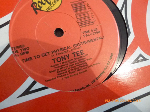 Vinilo Maxi Single Tony Tee Time To Get Physical (u270