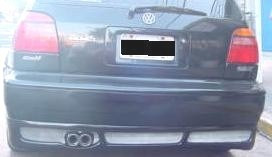 Vw Golf 3 Spoiler Trasero Mascara